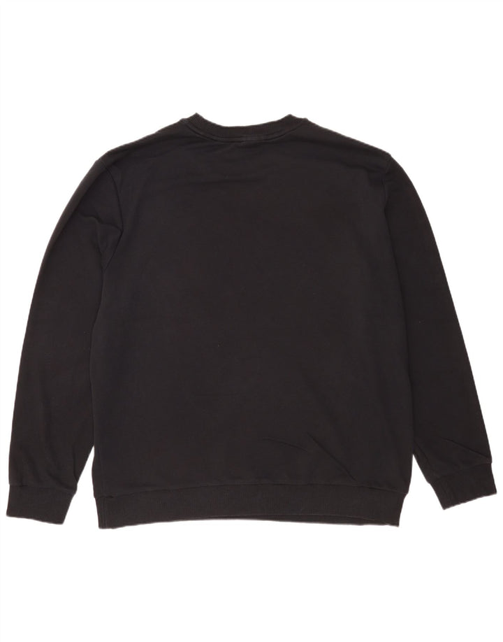 Męska bluza z grafiką Calvin Klein, 2XL, czarna, bawełniana