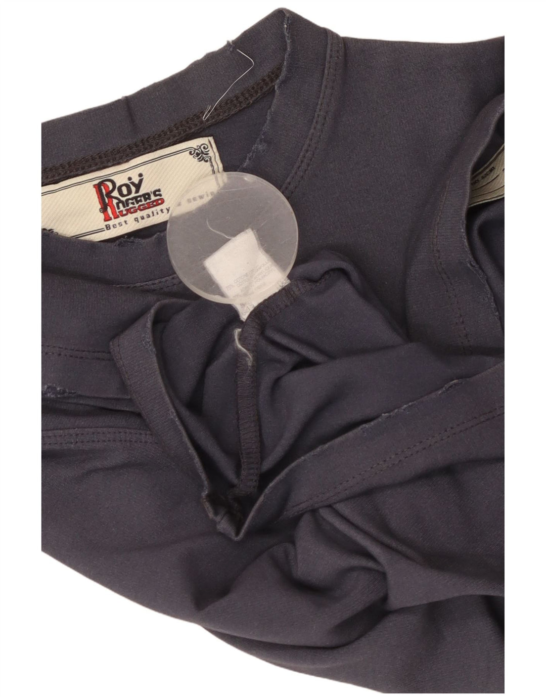 ROY ROGERS Chłopięcy T-shirt z grafiką, 13-14 lat, duży, granatowy, bawełniany