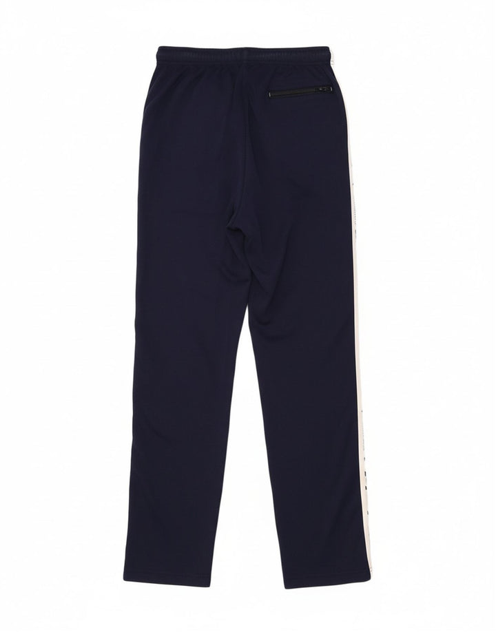 INVICTA Mens Graphic Tracksuit Trousers Medium Navy Blue Colourblock Vintage Invicta and Second-Hand Invicta from Messina Hembry 