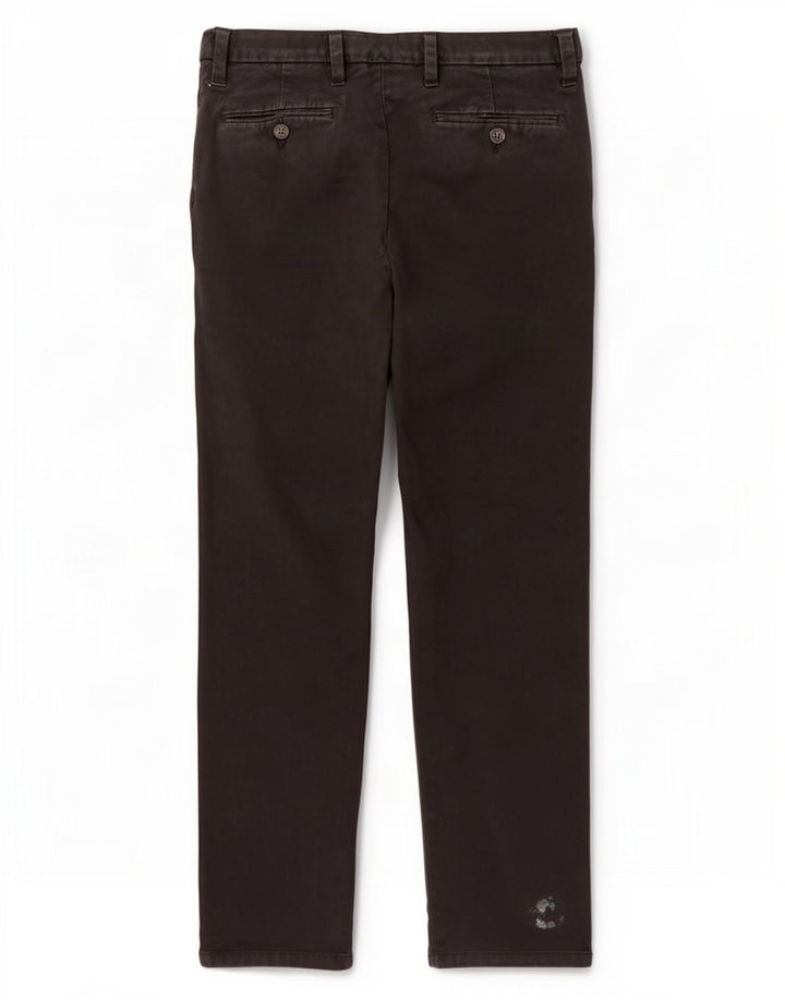 Marks & Spencer Męskie proste spodnie chino W34 L29 Czarne bawełniane