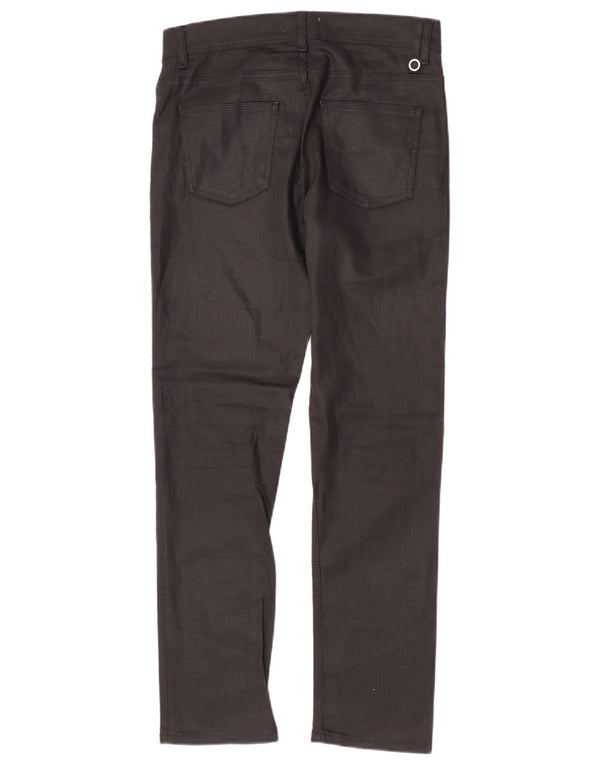 Męskie spodnie typu slim casual Zara EU 38 Small W30 L30 Czarna bawełna