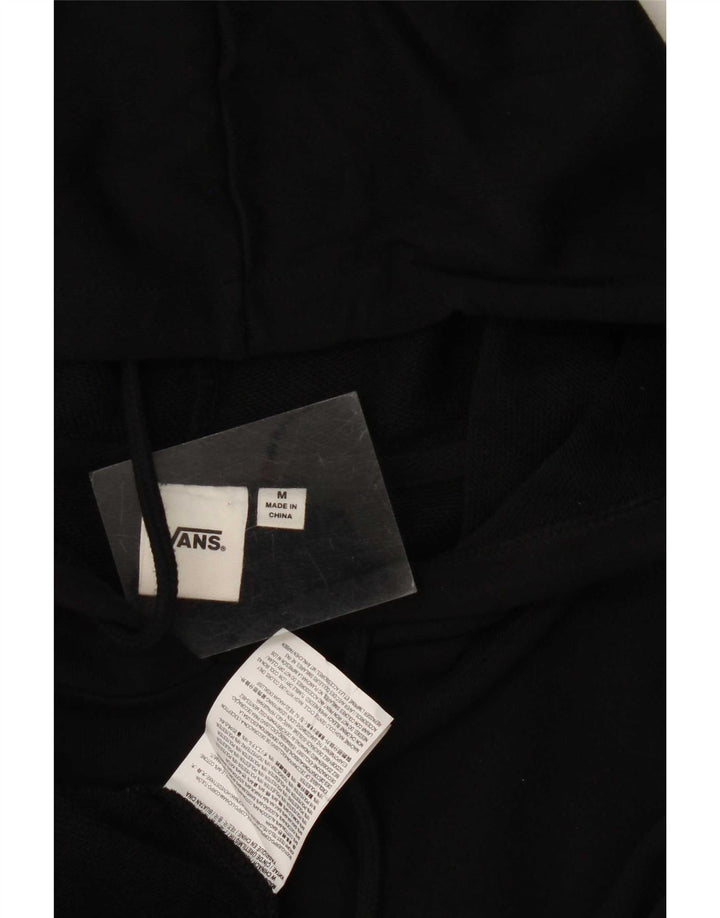 Męski sweter z kapturem Vans z grafiką, średni czarny, geometryczny, bawełniany