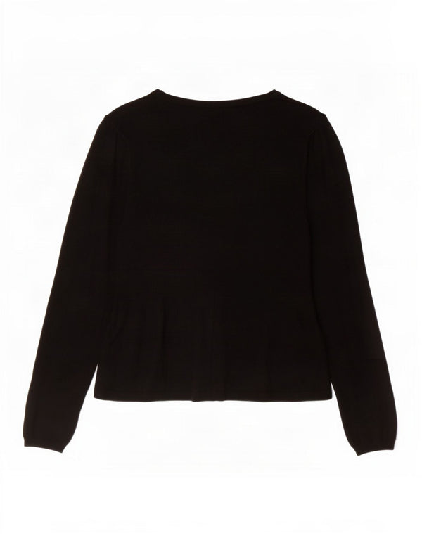 Sweter damski Marks & Spencer UK 14, średni czarny, wiskoza