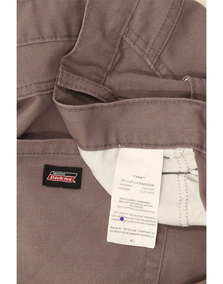 Męskie szorty Dickies W42 2XL Szary poliester z blokami kolorów