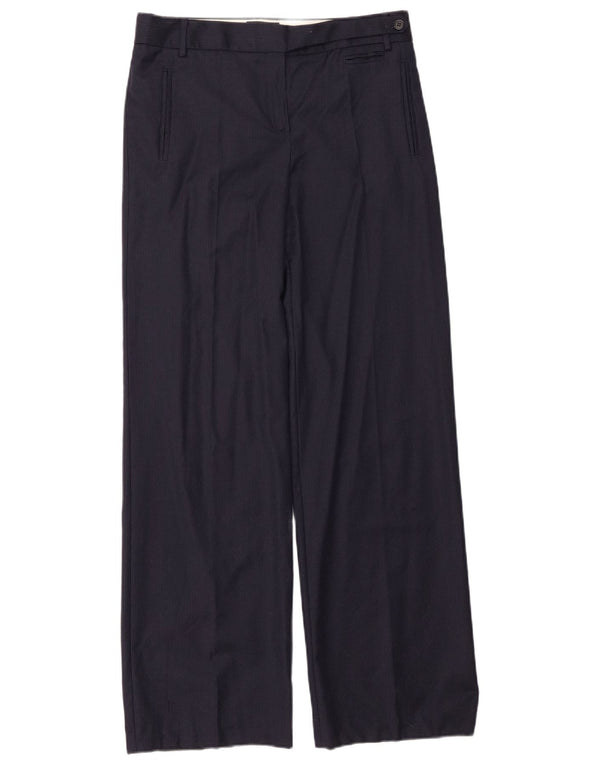 Męskie spodnie garniturowe Massimo Dutti EU 38 Small W28 L31 Granatowe w prążki