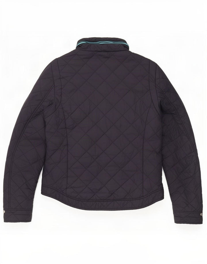 Męska pikowana kurtka z kapturem Superdry UK 38 Średni granatowy nylon