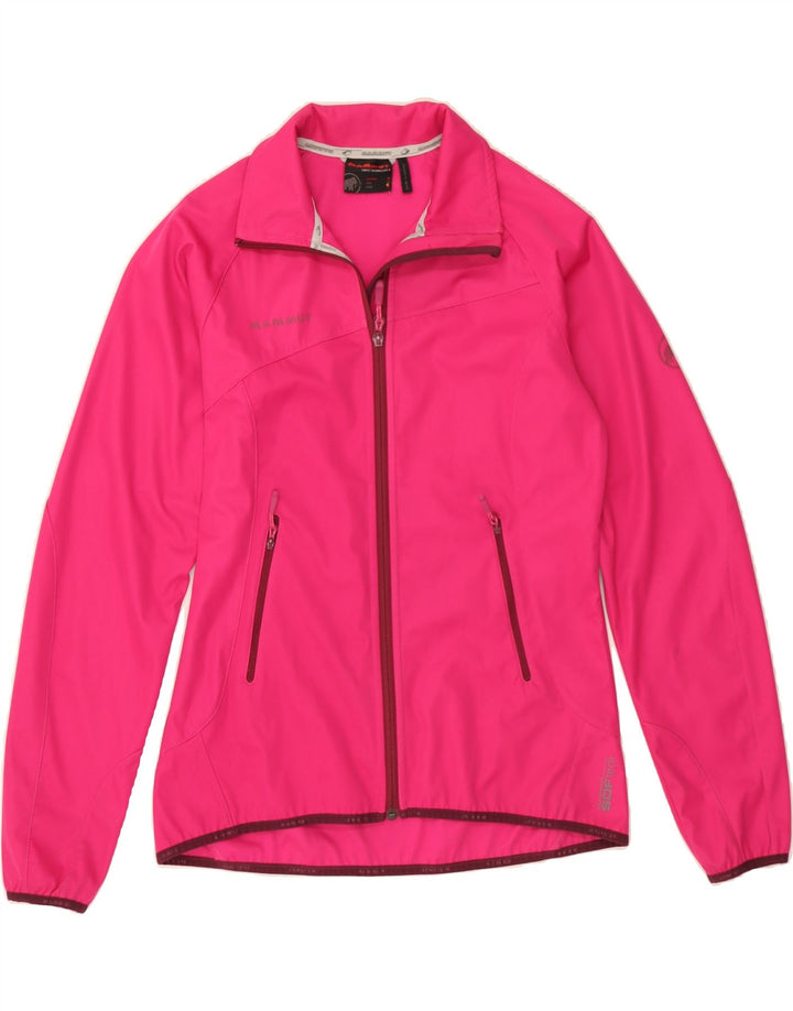 MAMMUT Womens Tracksuit Top Jacket UK 14 Medium Pink Polyester Vintage Mammut and Second-Hand Mammut from Messina Hembry 