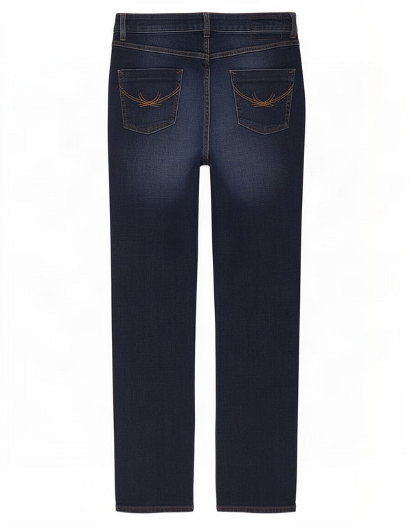 Marks & Spencer Damskie proste dżinsy UK 12 Medium W30 L29 Granatowe