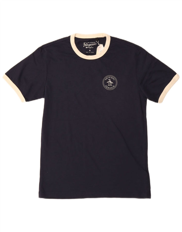 T-shirt męski Penguin Top, średni, granatowy, bawełniany