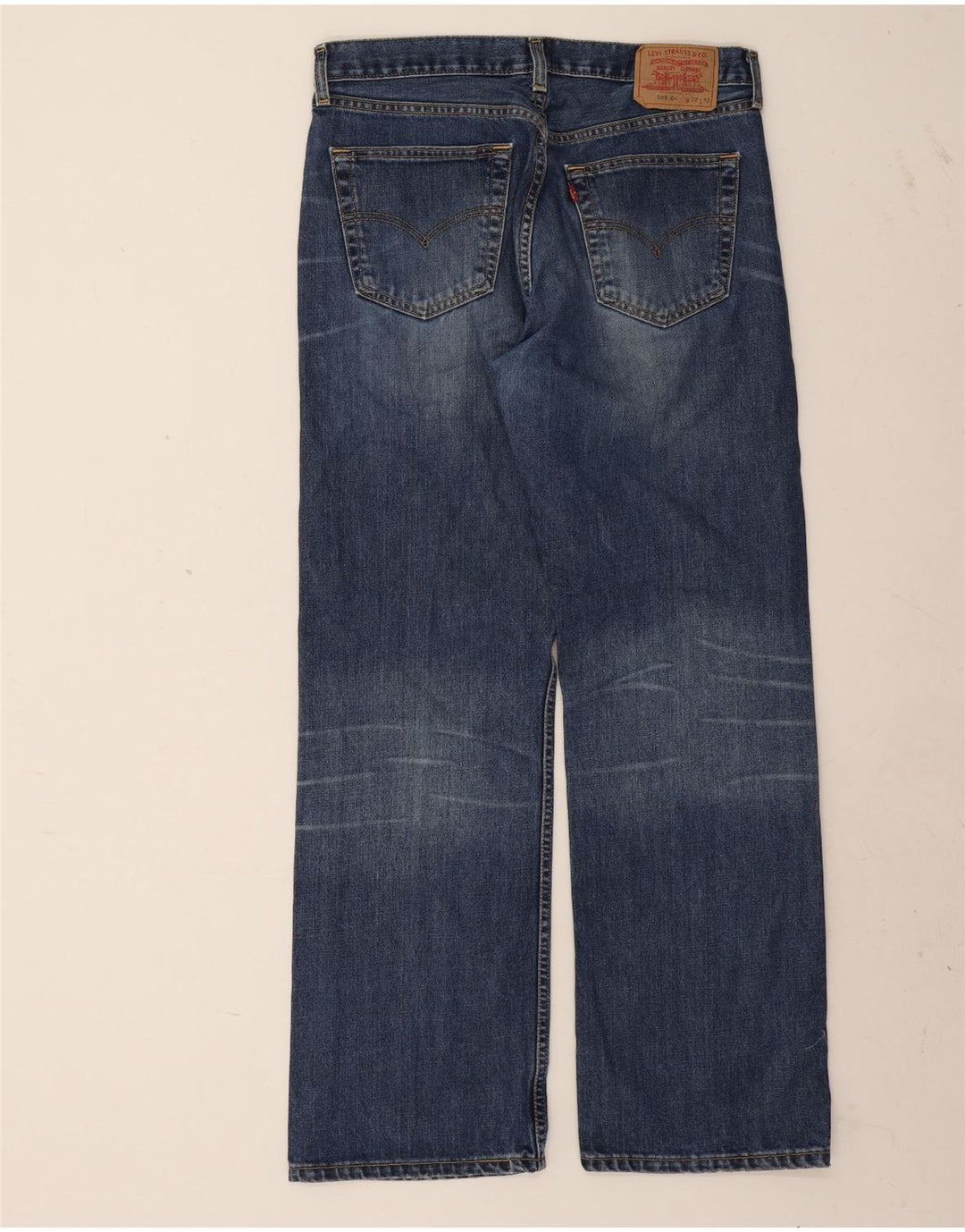 Męskie jeansy Levi's 508 Straight W32 L32 Niebieskie bawełniane