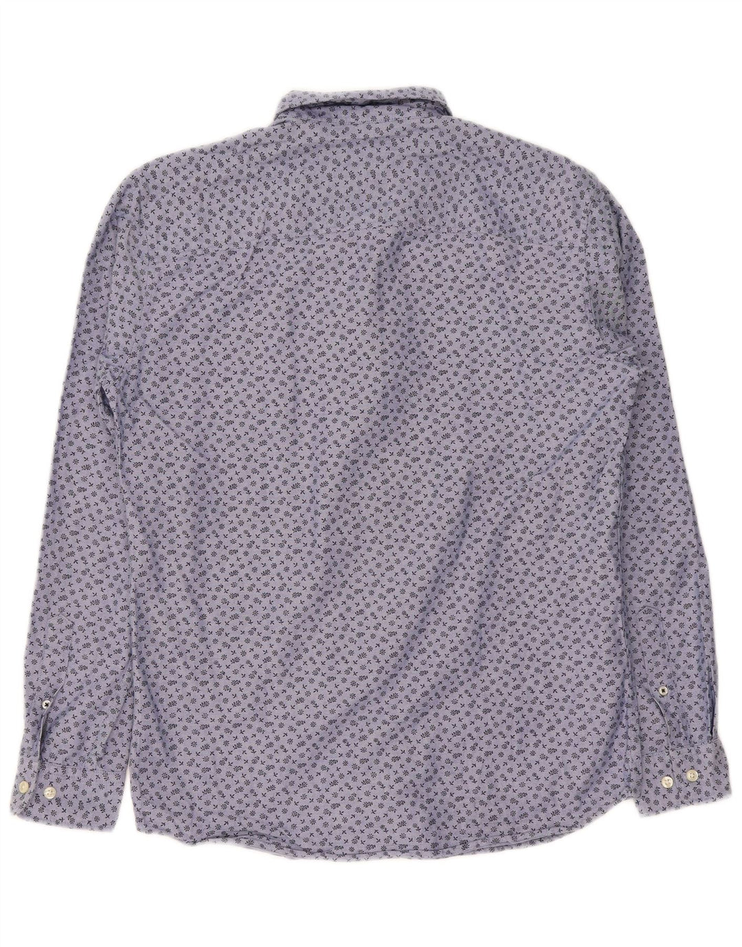 Koszula męska Jack & Jones, średnia niebieska, bawełniana w kwiaty