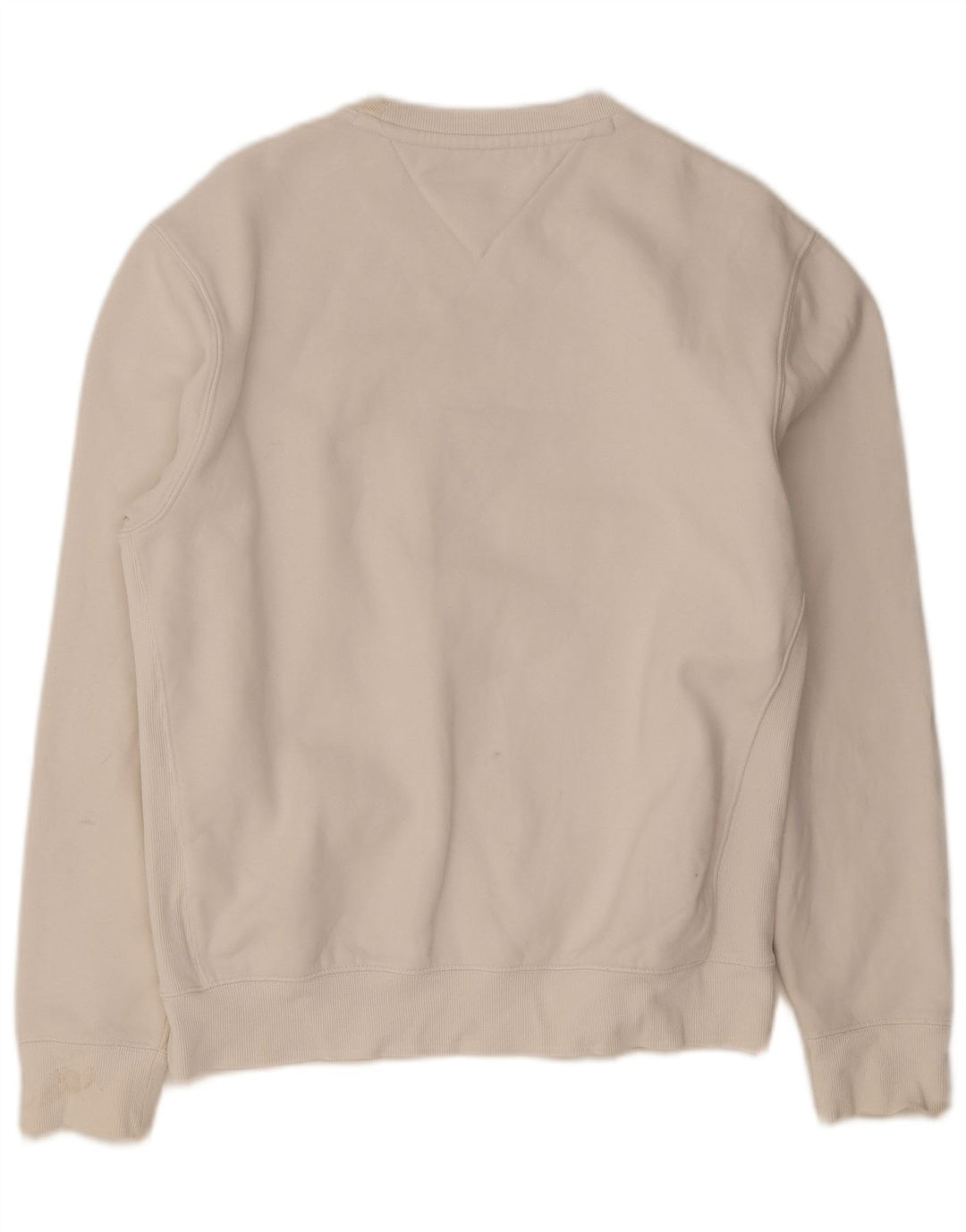 Męska bluza z grafiką Tommy Hilfiger, mała, biała, bawełniana