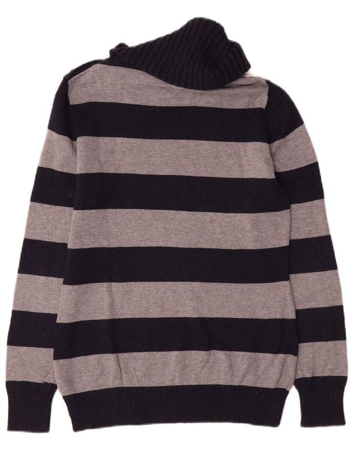 Damski sweter zapinany na guziki Massimo Dutti UK 12 Średni granatowy