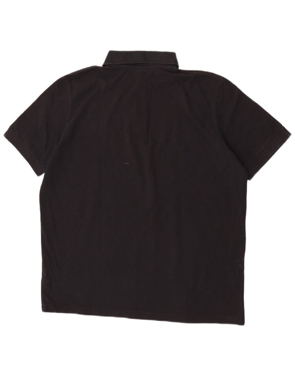 Męska koszulka polo Hugo Boss 2XL, czarna, bawełniana
