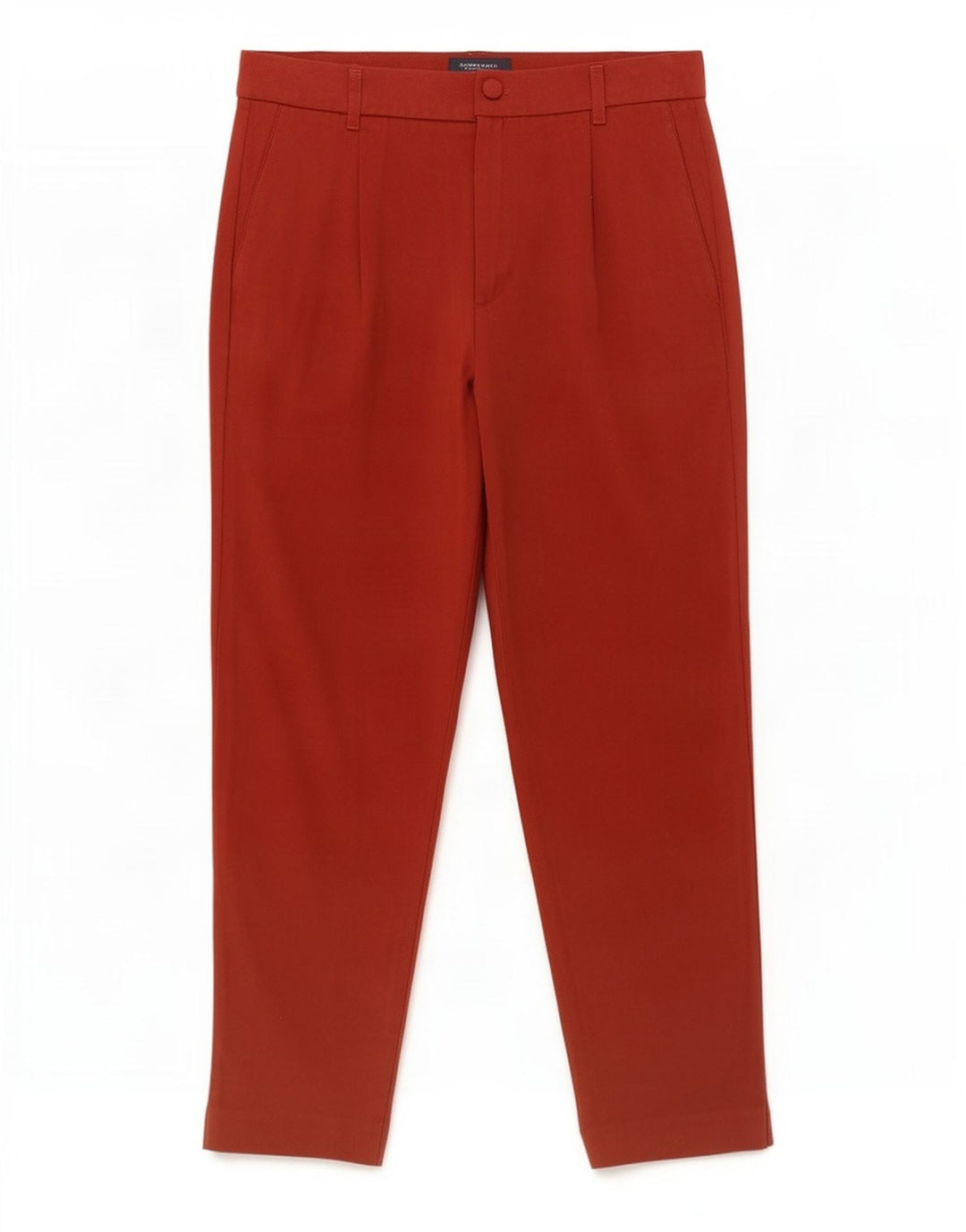 Spodnie damskie Zara Pegged Chino, małe, W26 L26, czerwone, poliestrowe