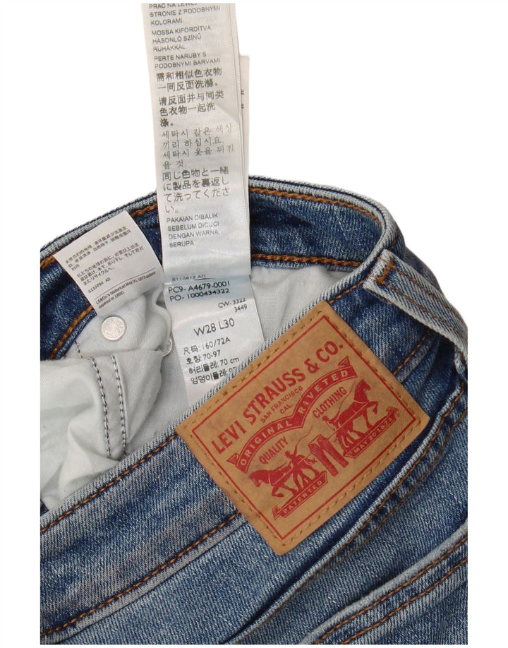 Damskie dżinsy Levi's Super Low Bootcut W28 L30 Niebieska bawełna