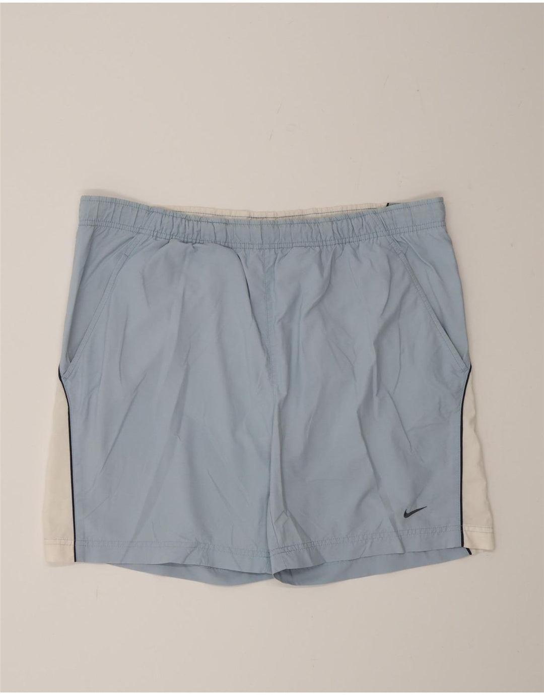 Męskie spodenki sportowe Nike, duże, niebieskie nylonowe bloki kolorów