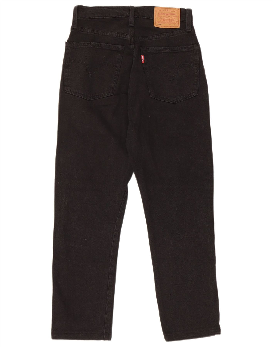 Damskie jeansy Levi's 501 Straight W24 L24 Czarne