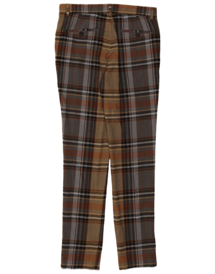 Męskie spodnie chino Zara EU 40 Medium W31 L33 w wielobarwną kratę