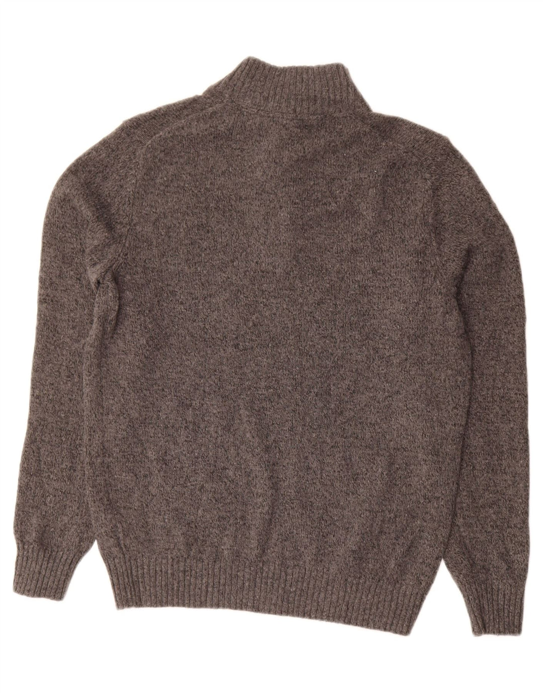 Męski sweter zapinany na guziki Izod Średni szary, nakrapiany akryl