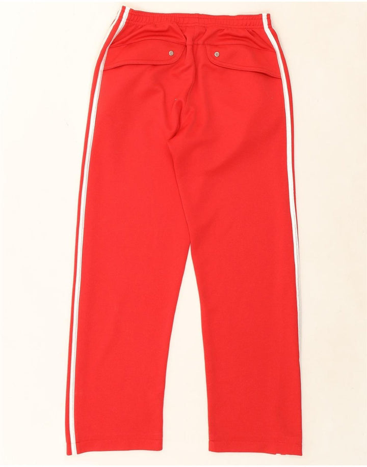 ADIDAS Boys Graphic Tracksuit Trousers 13-14 Years  Red Polyester Vintage Adidas and Second-Hand Adidas from Messina Hembry 
