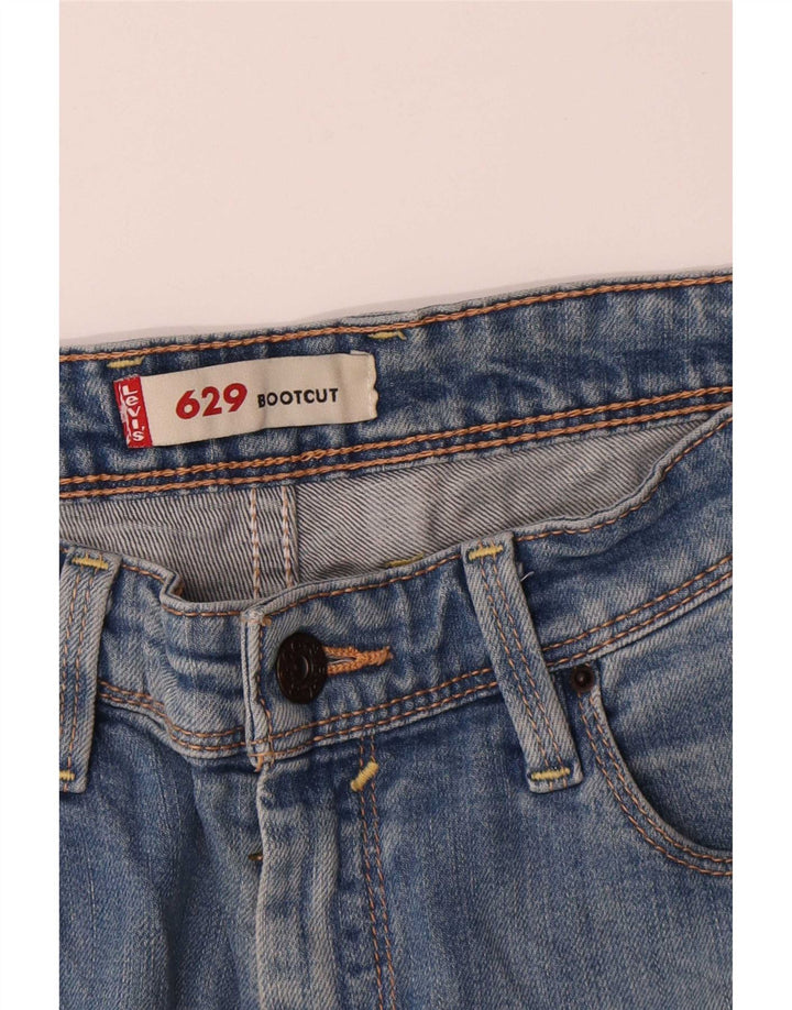 Damskie jeansy Levi's 629 Bootcut W28 L30 Niebieskie