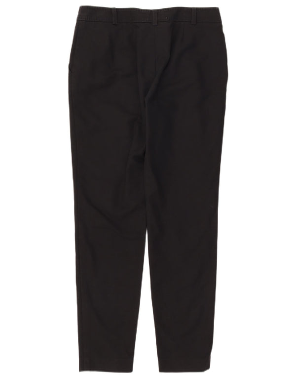 Luisa Spagnoli Damskie spodnie typu slim chino IT 42 Medium W30 L29 Czarna bawełna