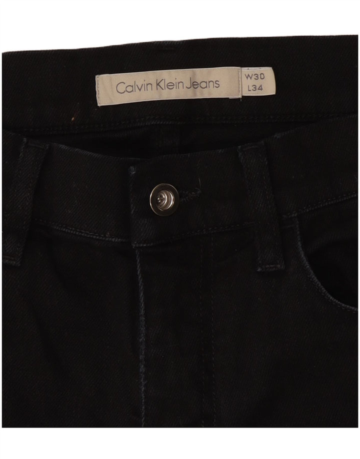 Jeansy męskie CALVIN KLEIN W30 L31, czarne, bawełniane