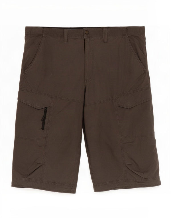 Męskie spodenki cargo Marks & Spencer XL W38, szare, bawełniane