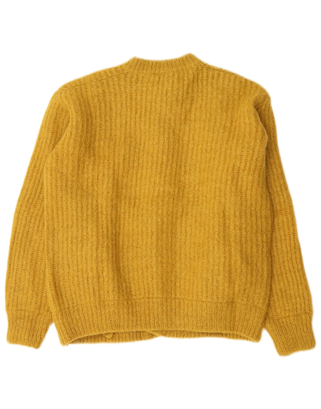 Sweter damski Benetton UK 16, duży, żółty
