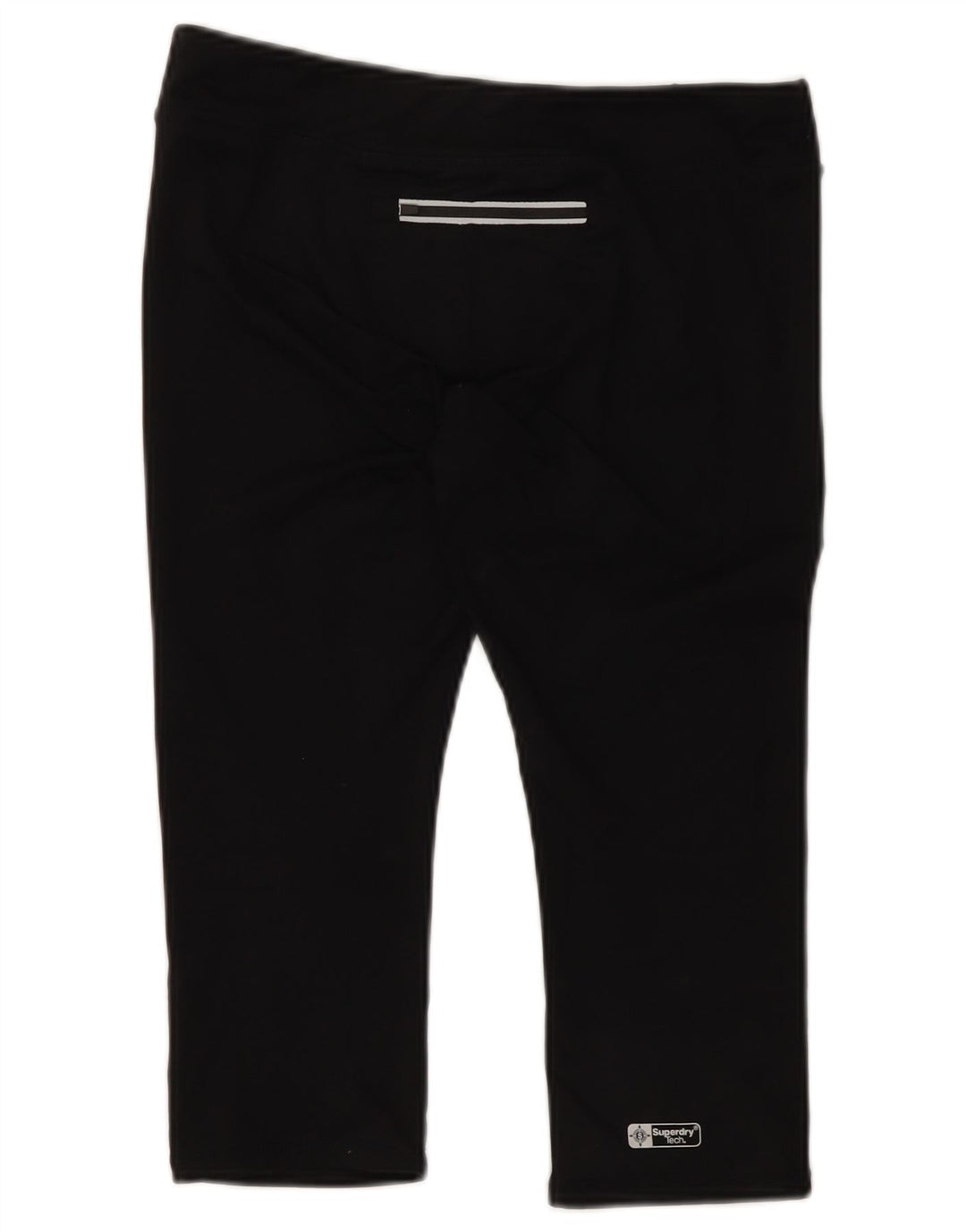 Damskie legginsy Superdry Graphic Capri UK 12, średni czarny poliester