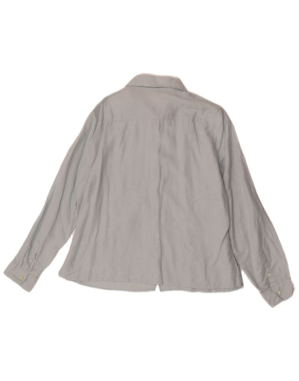 Koszula damska Boden UK 18 XL niebieska lniana