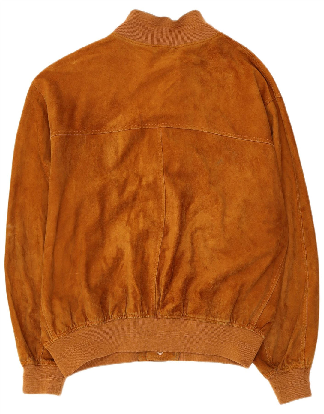 Zamszowa kurtka bomber męska VINTAGE UK 42 XL brązowa