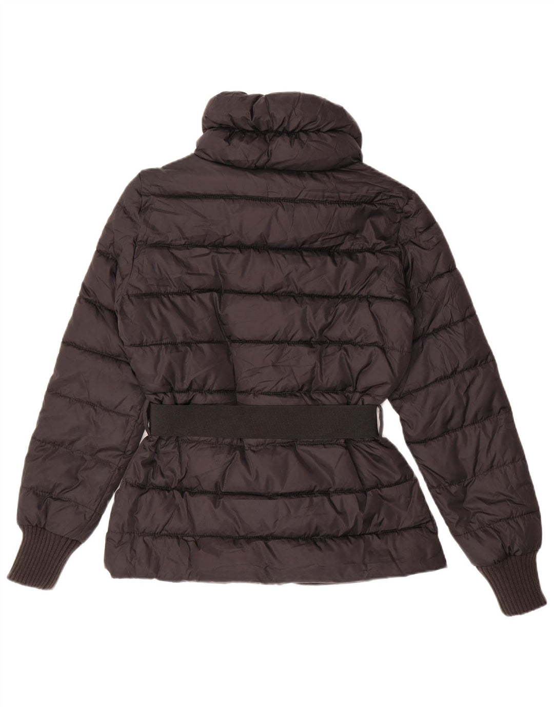 SISLEY Womens Padded Jacket IT 44 Medium Black Polyester
