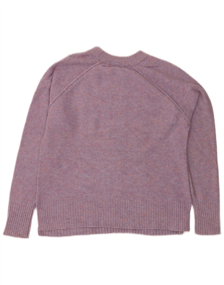 Sweter damski J. CREW z okrągłym dekoltem UK 14, średni fiolet