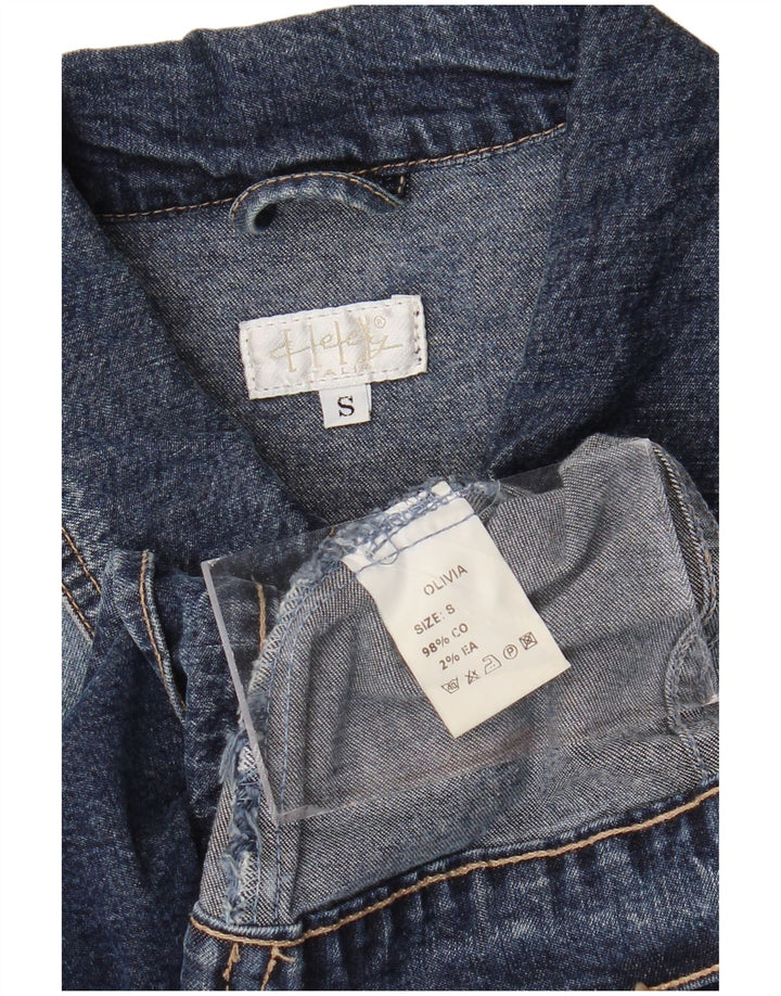 Damska kurtka dżinsowa Vintage UK 10 Small Blue Cotton