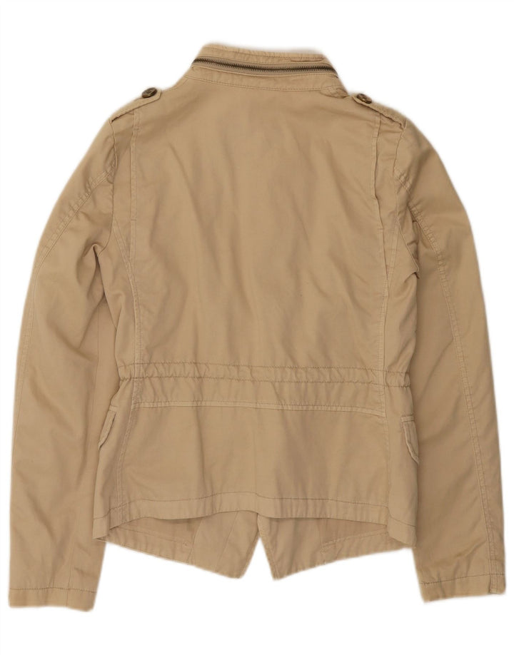 Kurtka damska Zara UK 36 Small, beżowa, bawełniana