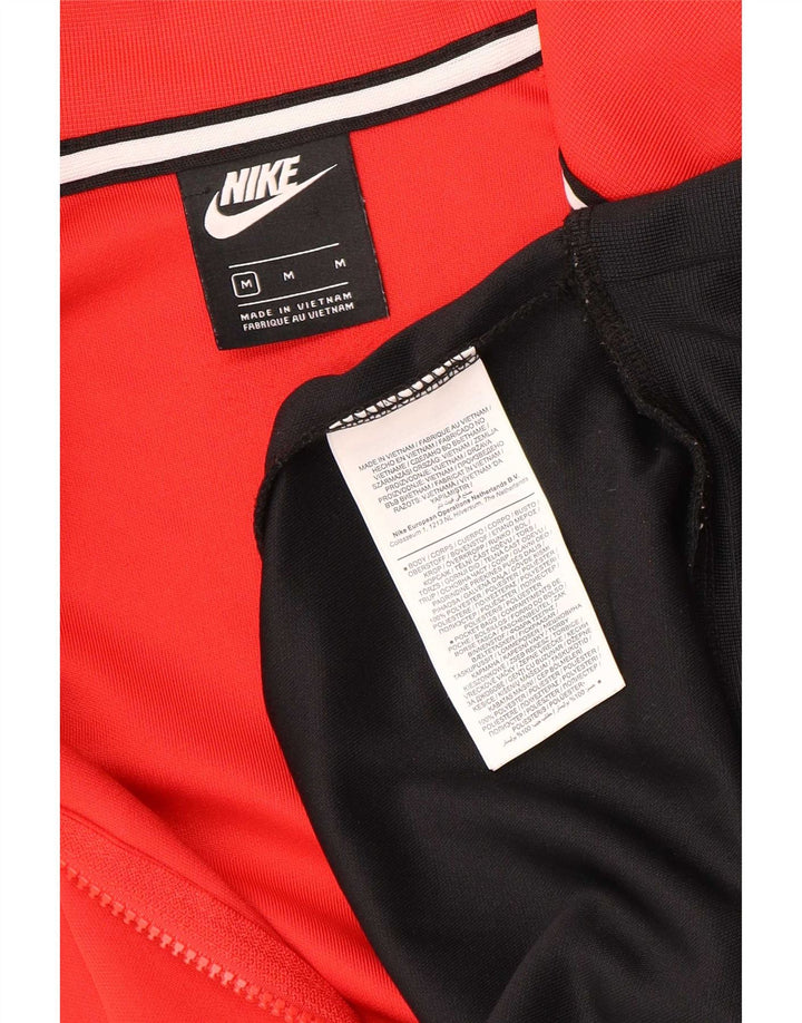 Męska bluza dresowa Nike z poliestru w kolorze średniej czerwieni