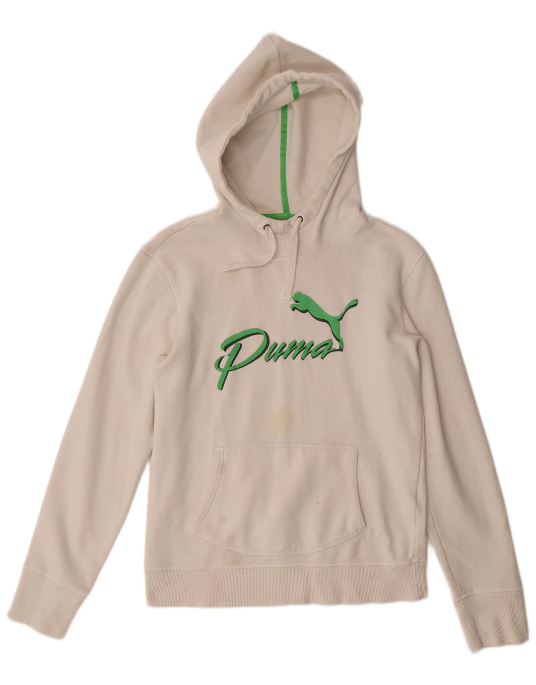 Damska bluza z kapturem Puma Graphic UK 12 Medium White