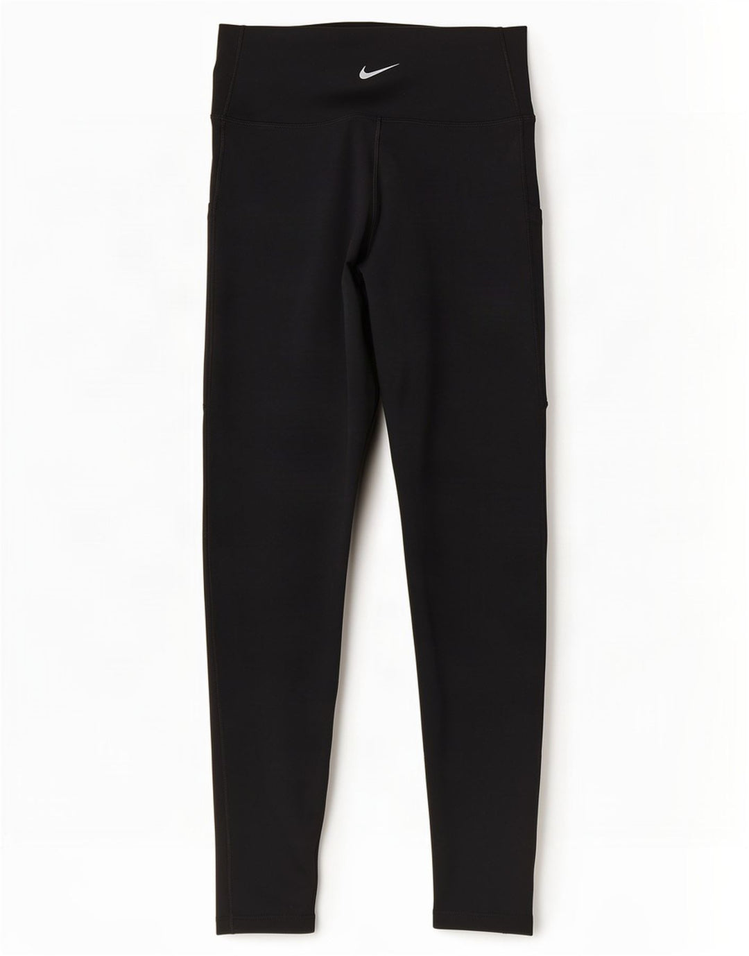 Damskie legginsy Nike Dri Fit UK 12, średni czarny poliester