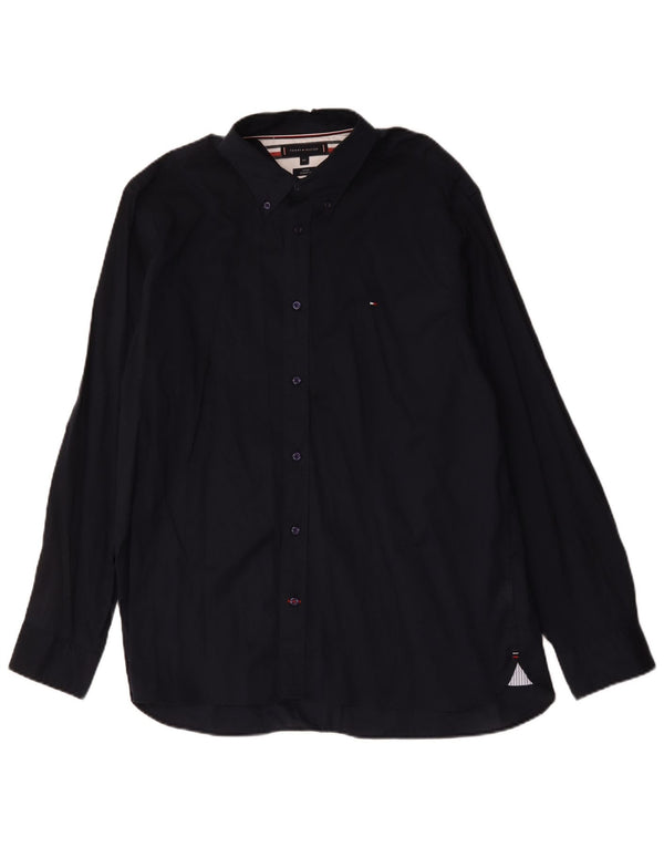 Koszula męska Tommy Hilfiger o regularnym kroju 2XL, granatowa, bawełniana