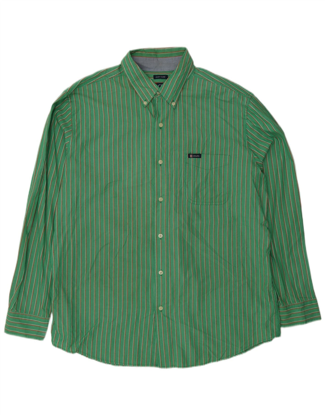 Koszula męska Chaps Easy Care XL, bawełniana w zielone paski