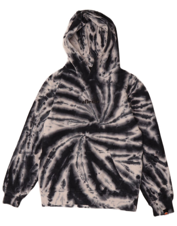 Ellesse Chłopięcy sweter z kapturem i grafiką, 10-11 lat, granatowy, bawełniany Tie Dye