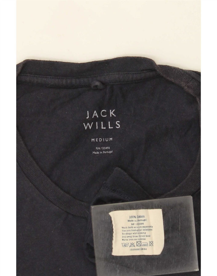 T-shirt męski Jack Wills, średni, granatowy, bawełniany