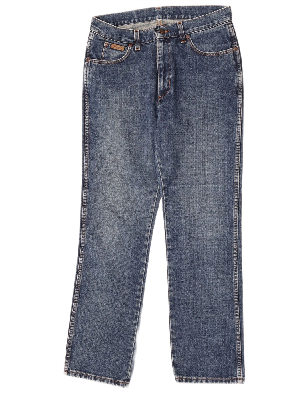 Damskie jeansy Wrangler Grace Straight W31 L30 Niebieskie bawełniane