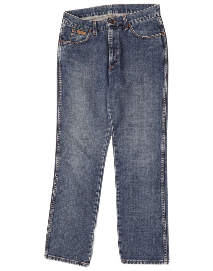 Damskie jeansy Wrangler Grace Straight W31 L30 Niebieskie bawełniane