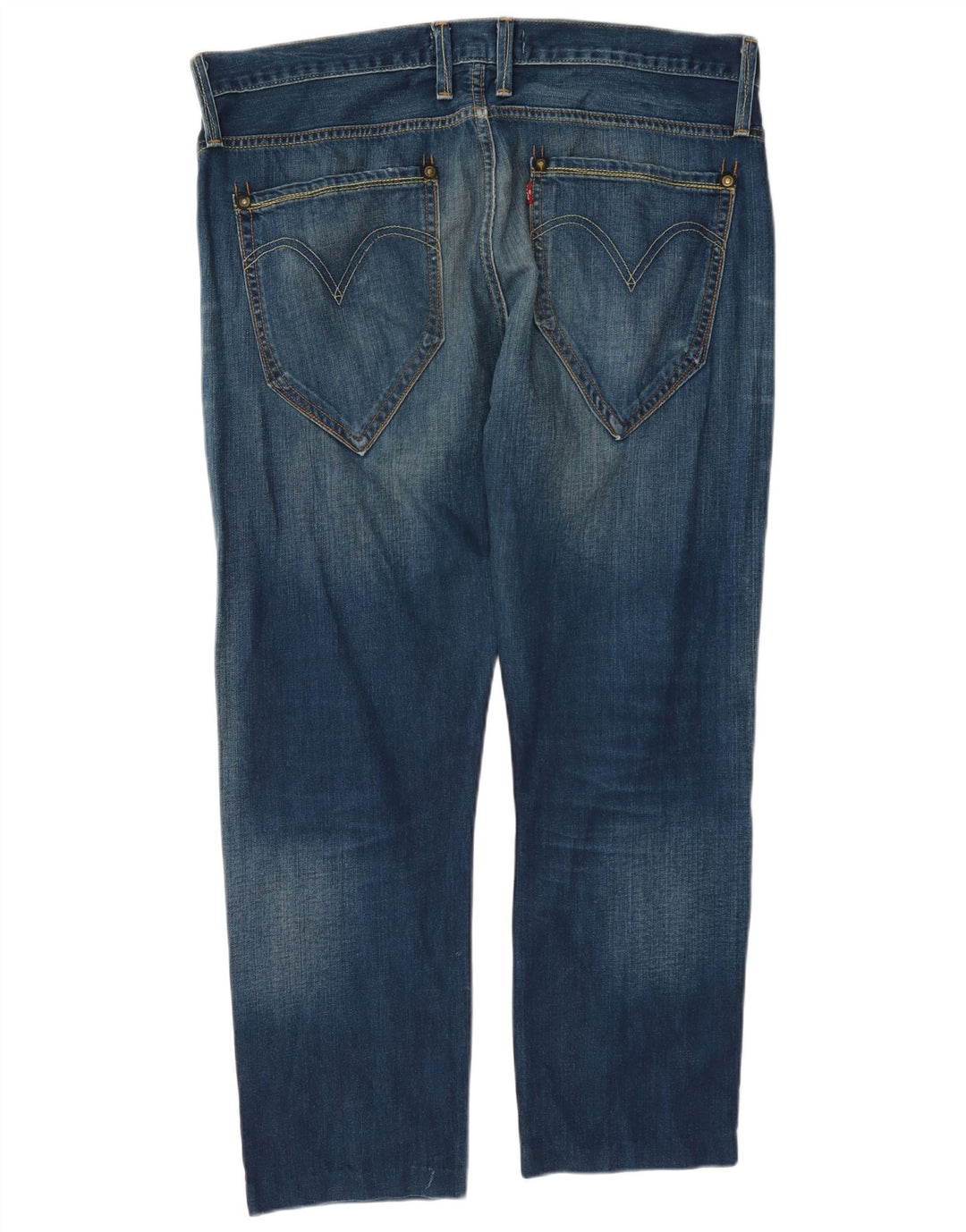 Męskie jeansy Levi's 504 Straight W36 L27 Niebieskie bawełniane