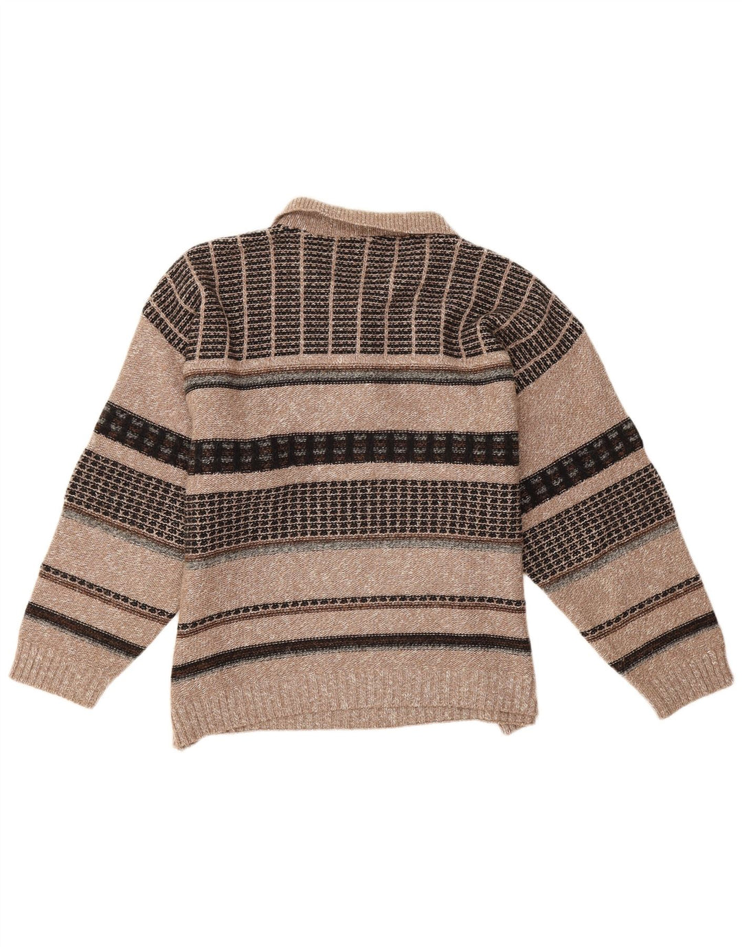 Bodoni Męski sweter z golfem XL, beżowa wełna