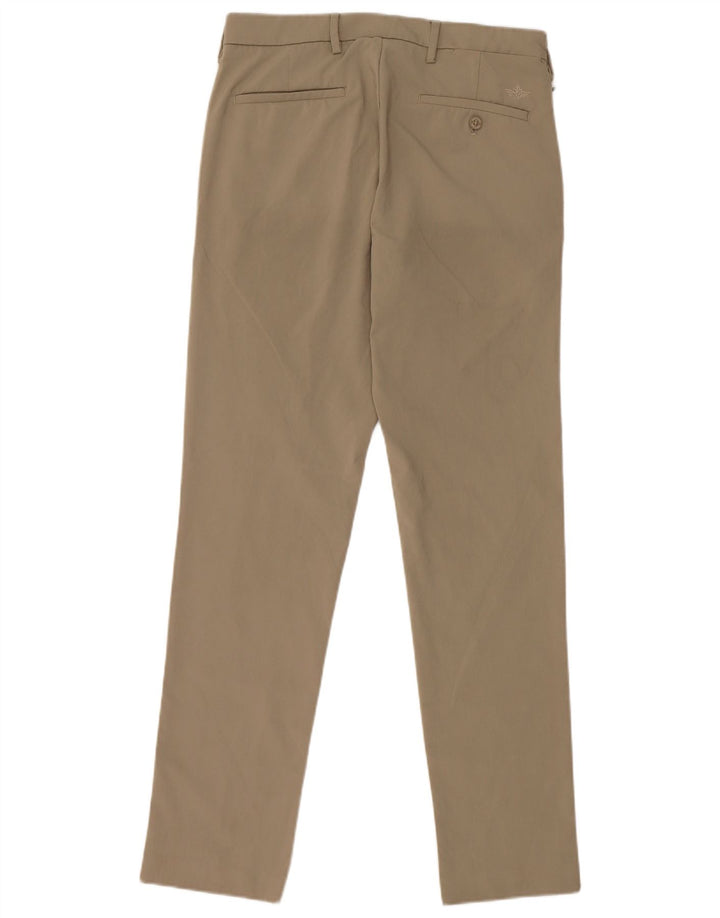 Męskie spodnie typu slim chino Dockers W29 L32 beżowy poliester