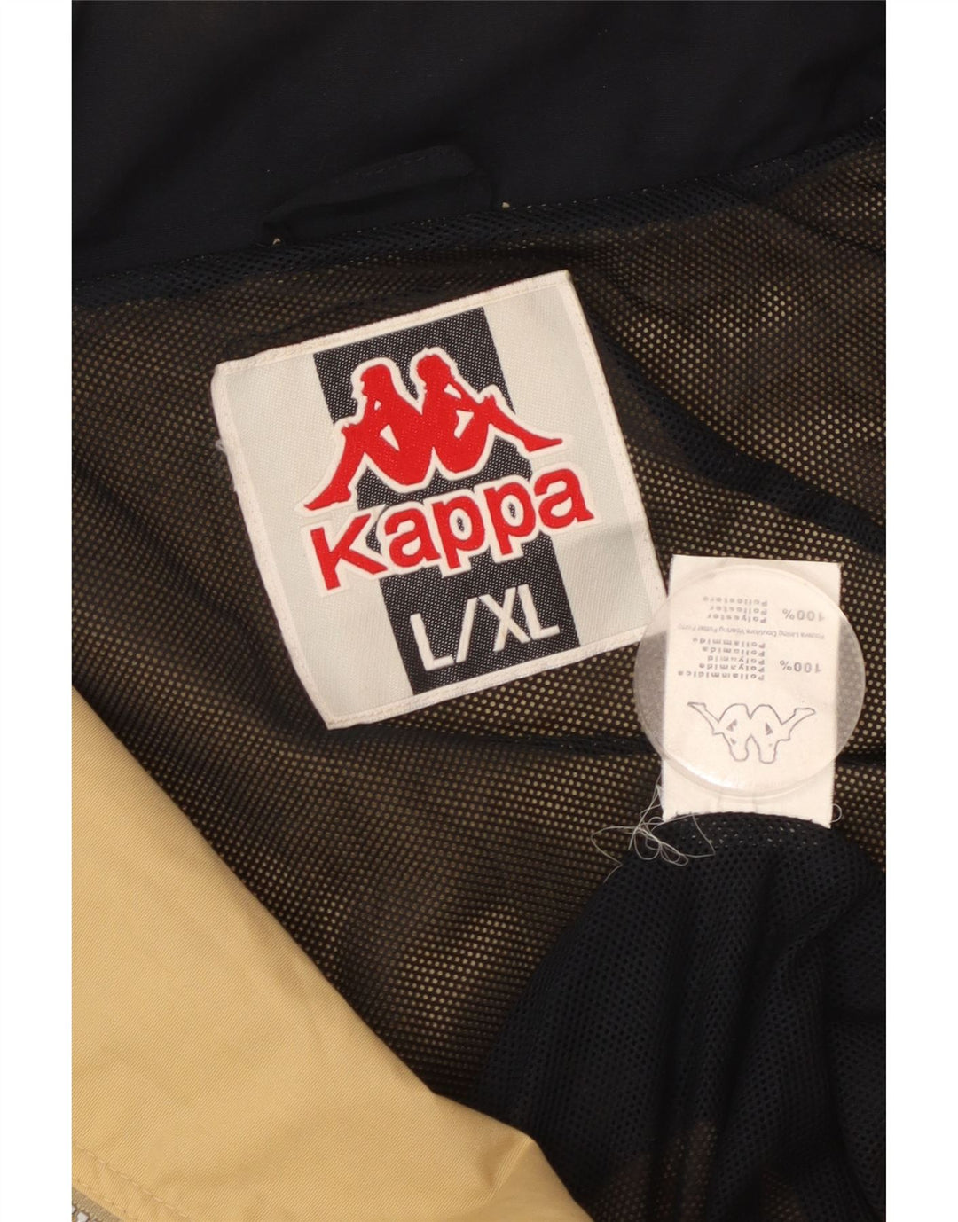 Męska kurtka przeciwdeszczowa Kappa UK 42 XL Beżowy poliamid